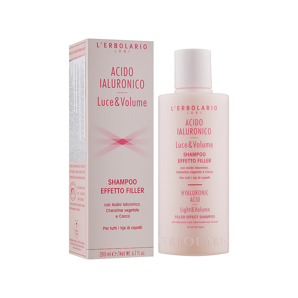 Шампунь L'Erbolario з гіалуроновою кислотою й рослинним кератином 200 мл (2214010007104) - зображення 2