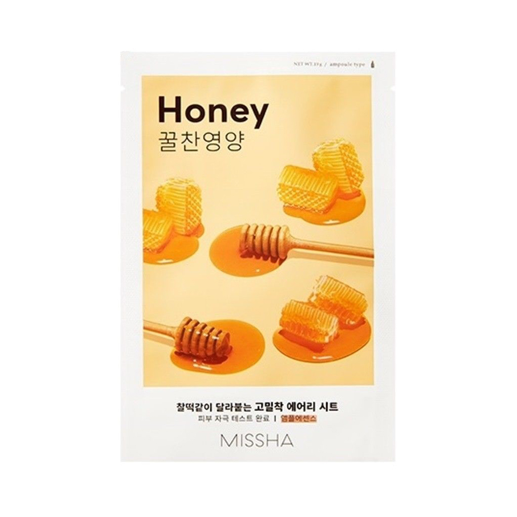 Маска для обличчя Missha Airy Fit Honey Sheet Mask З медом 19 г (8809581454811) - зображення 1