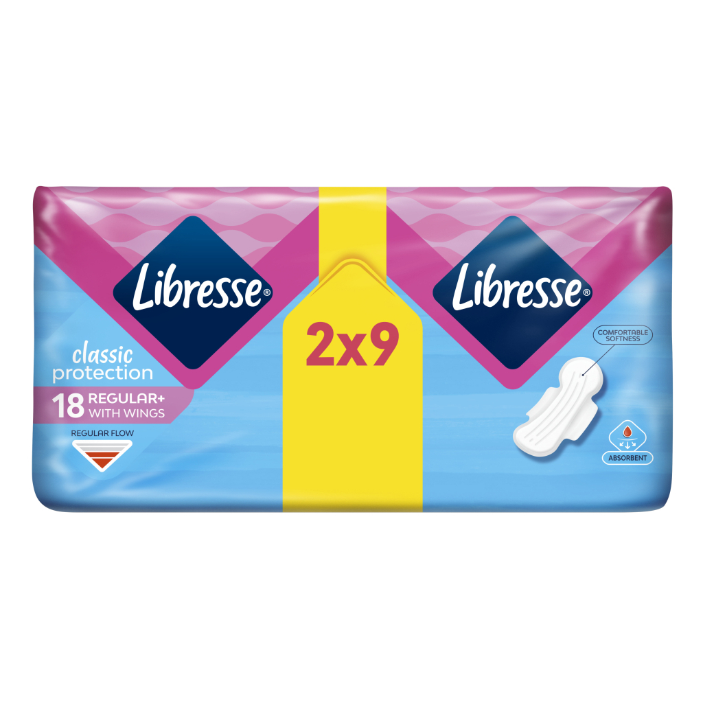 Гігієнічні прокладки Libresse Classic Protection Regular 18 шт. (7322541233604) - зображення 3