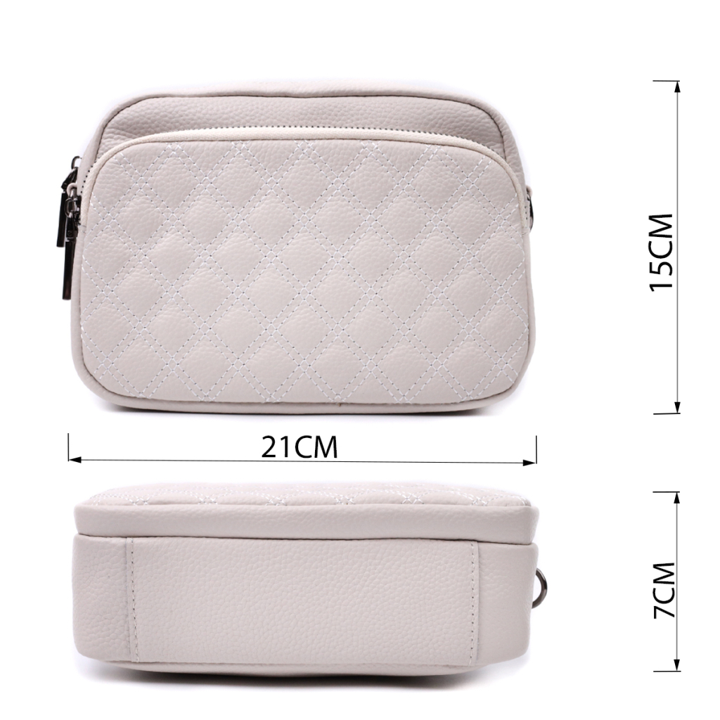 Сумка Vintage З натуральної шкіри Біла (22633) - зображення 3