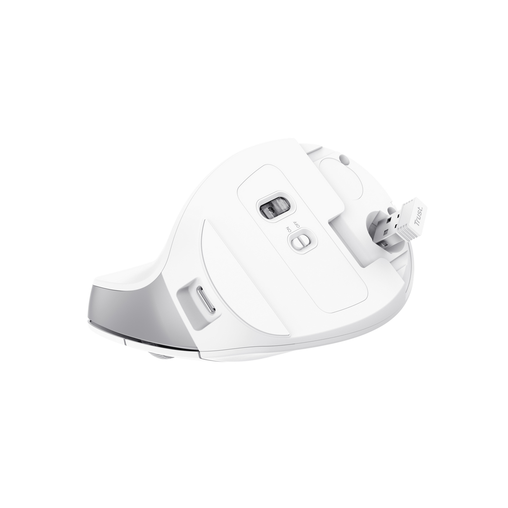 Мишка Trust Bayo II Ergonomic Wireless White (25398) - зображення 7