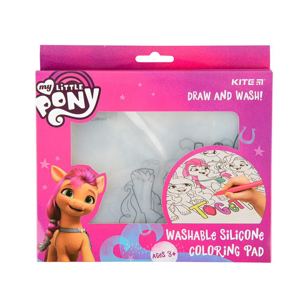 Підкладка настільна Kite силіконова розмальовка My Little Pony, 30х40см (LP22-424) - зображення 2