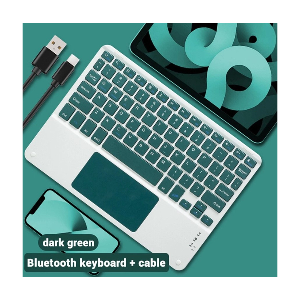 Чохол до планшета BeCover Keyboard+TouchPad Apple iPad Air (4/5) 2020/2022 10.9" Dark Green (712371) - зображення 5