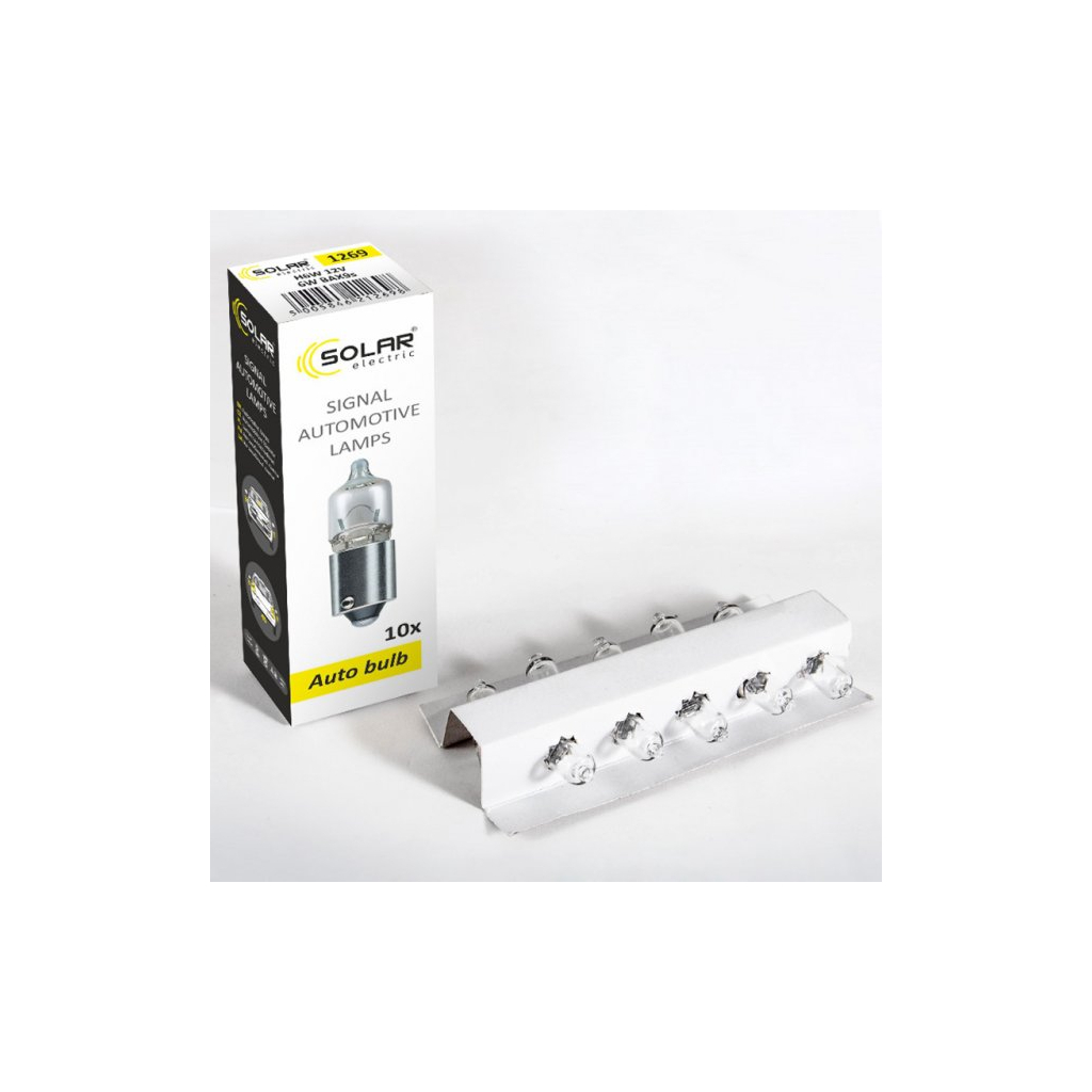 Автолампа SOLAR H6W 12V BA9s (1269) - зображення 2