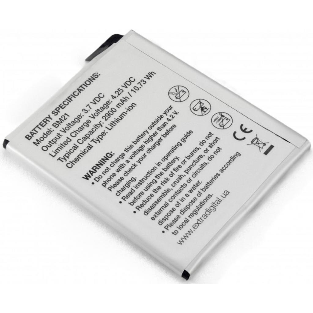 Акумуляторна батарея Extradigital Xiaomi Mi Note (BM21) 2900 mAh (BMX6447) - зображення 4