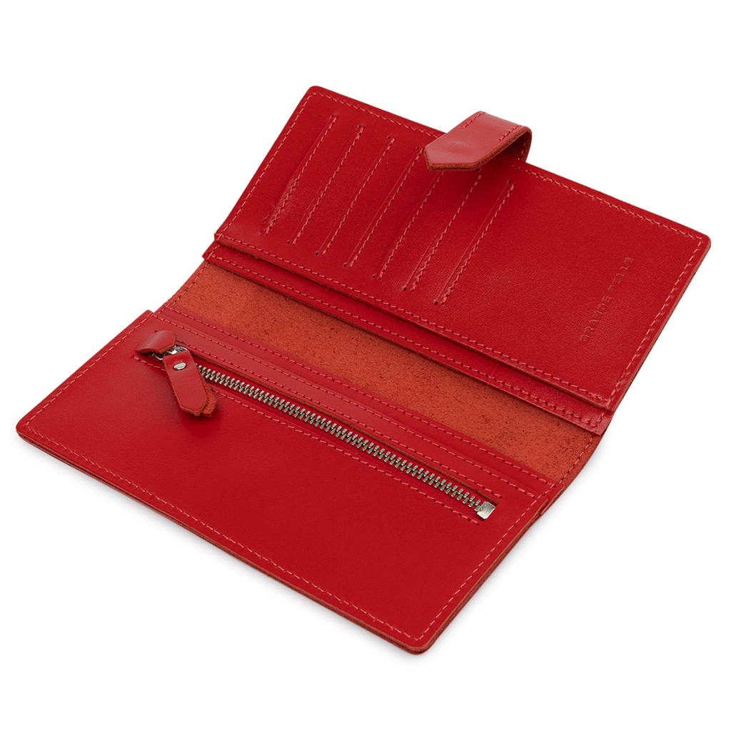 Гаманець Grande Pelle Червоний (11516) - зображення 5