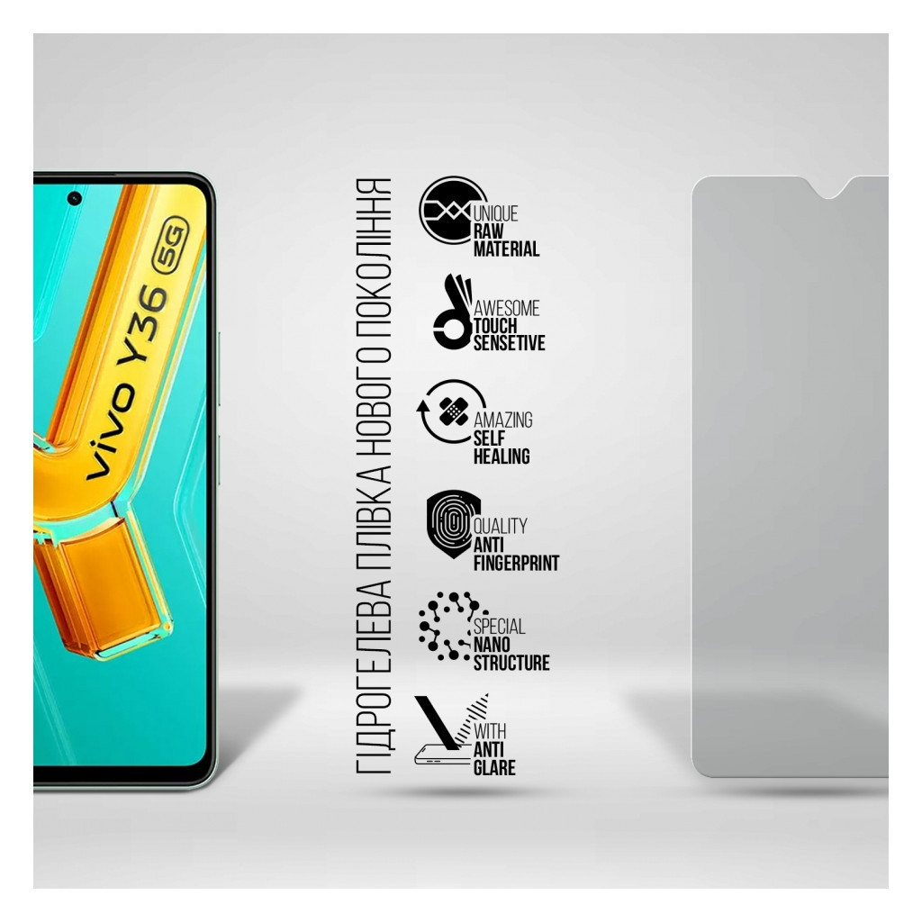 Плівка захисна Armorstandart Matte Vivo Y36 4G / Y36 5G (ARM69892) - зображення 2