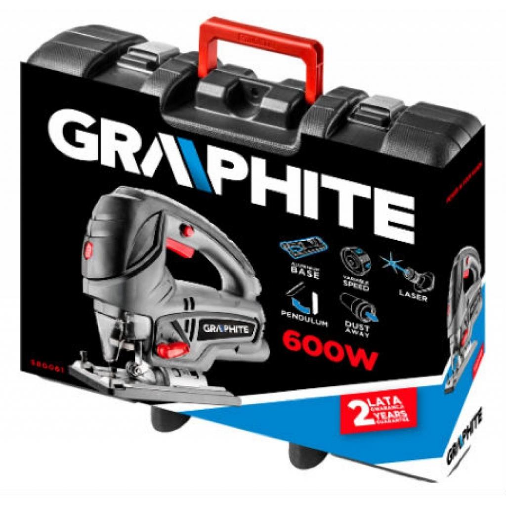 Електролобзик Graphite 58G061 кейс - зображення 2