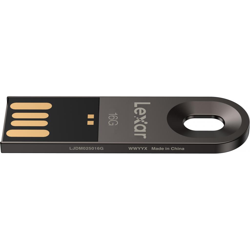 USB флеш накопичувач Lexar 16GB JumpDrive M25 Titanium Gray USB 2.0 (LJDM025016G-BNQNG) - зображення 4