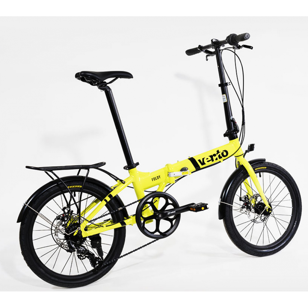 Велосипед Vento Foldy 20" OneSize 2021 Yellow Gloss (117491) - зображення 2
