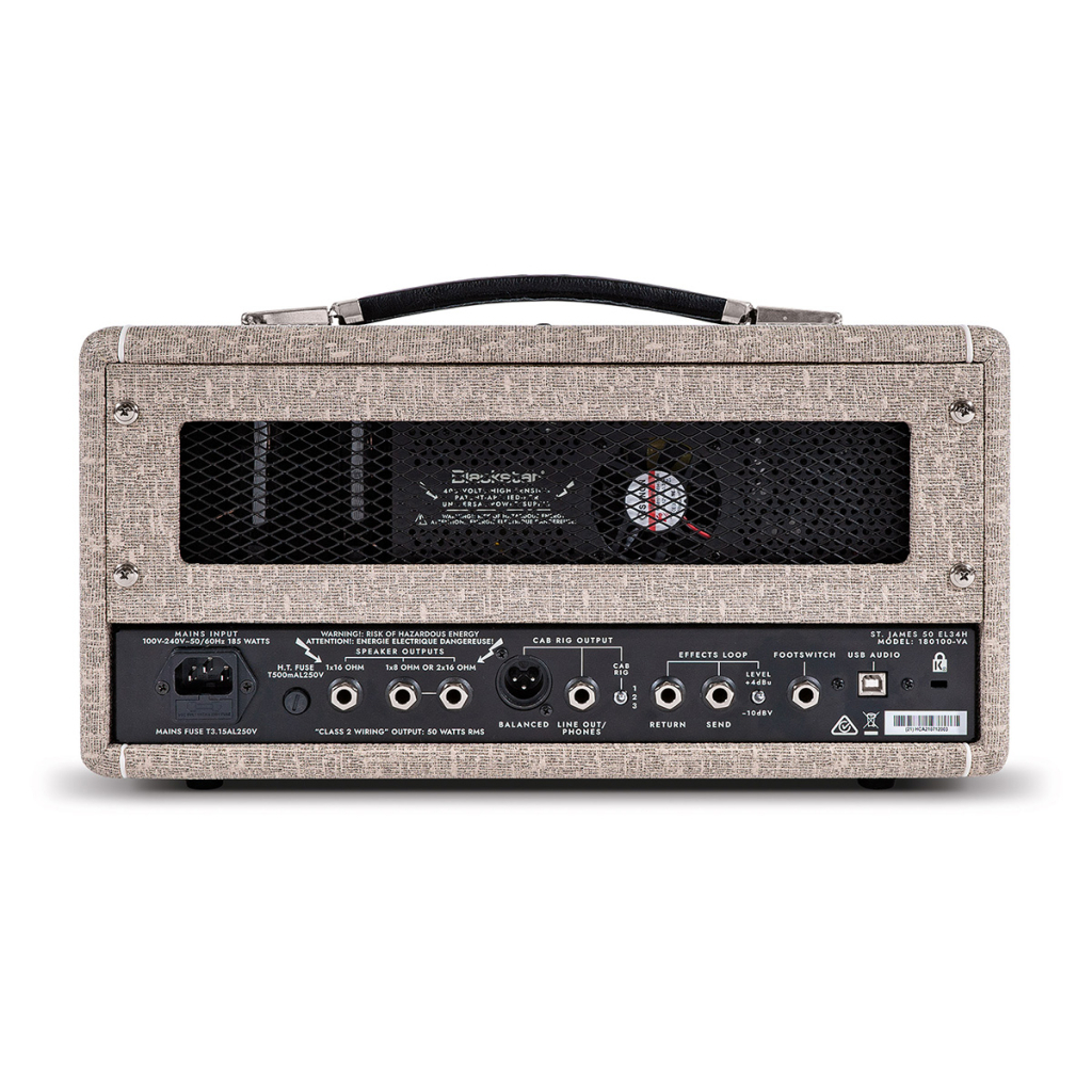 Гітарний підсилювач Blackstar St. James 50 EL34 Head (301032) - зображення 3
