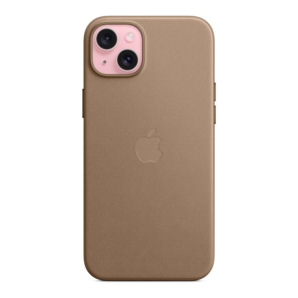 Чохол до мобільного телефона Apple iPhone 15 Plus FineWoven Case with MagSafe Taupe (MT473ZM/A) - зображення 2