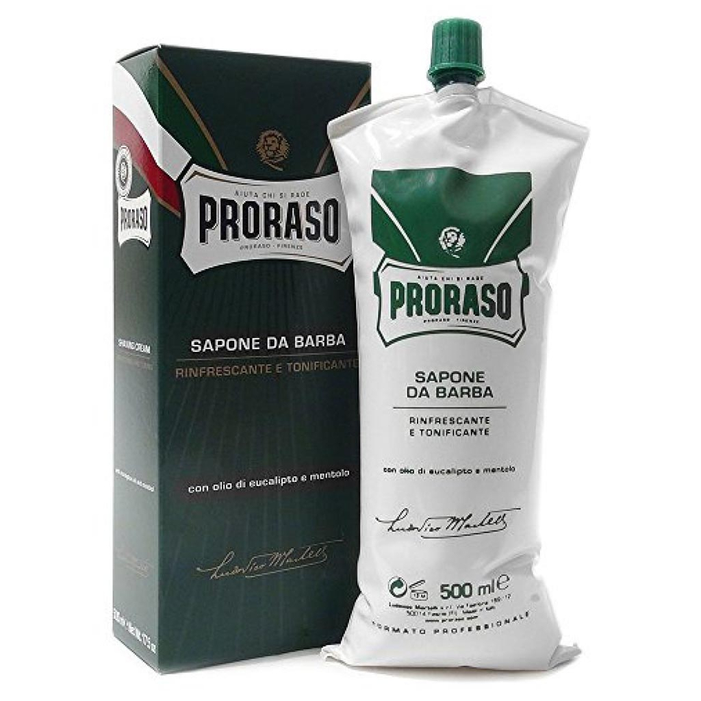 Крем для гоління Proraso з екстрактом евкаліпта та ментолом 500 мл (8004395001156/8004395006151) - изображение 1