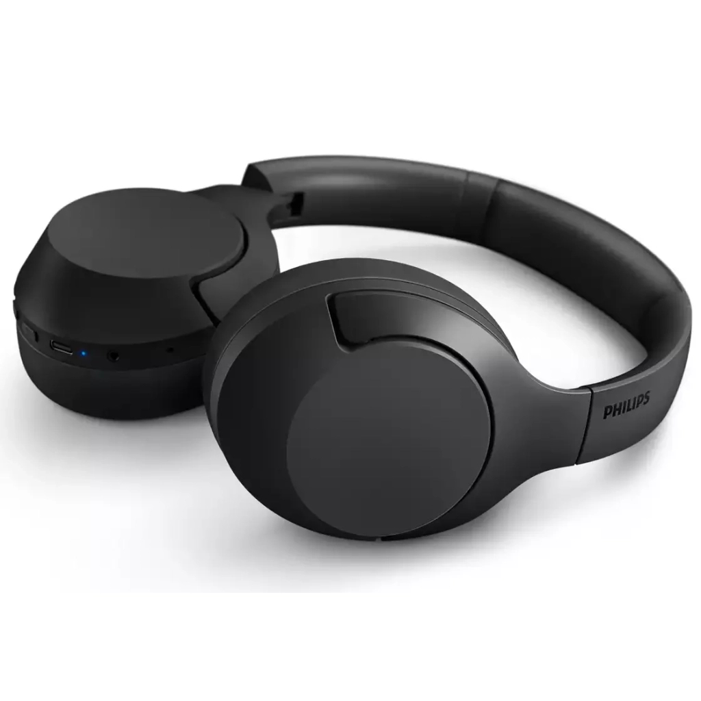 Навушники Philips TAH8506 Over-ear ANC Hi-Res Wireless Mic Black (TAH8506BK/00) - зображення 5