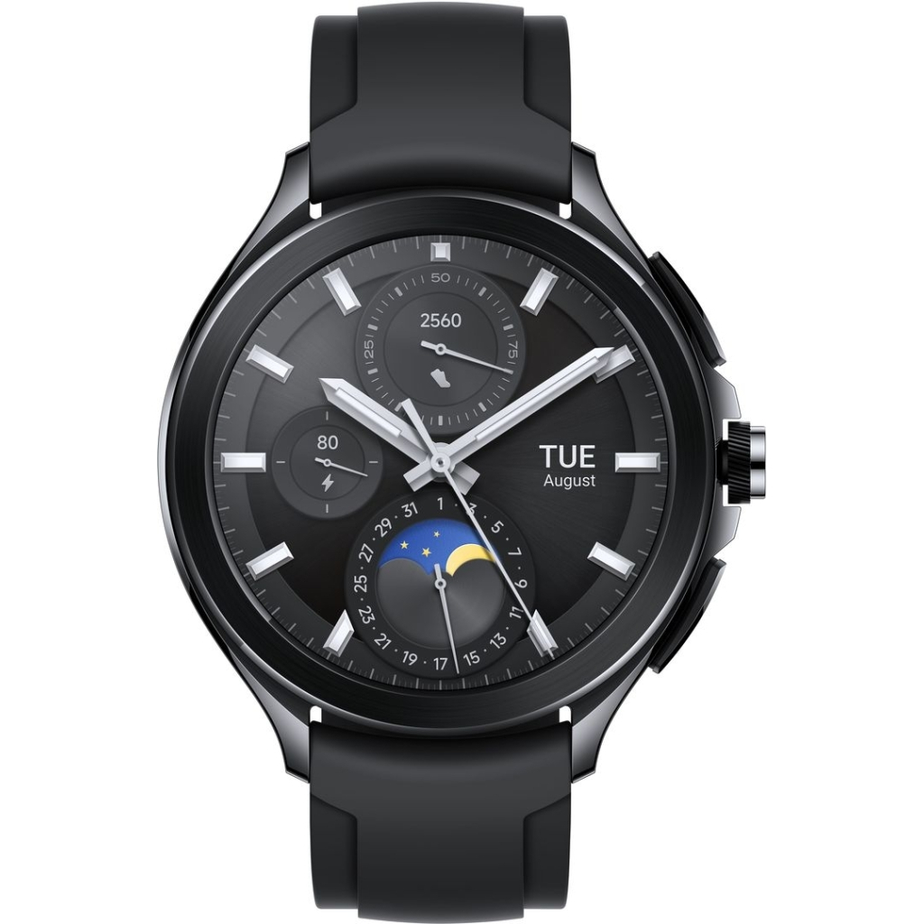 Смарт-годинник Xiaomi Watch 2 Pro 4G LTE Black Case with Black Fluororubber Strap (1006731) - зображення 2