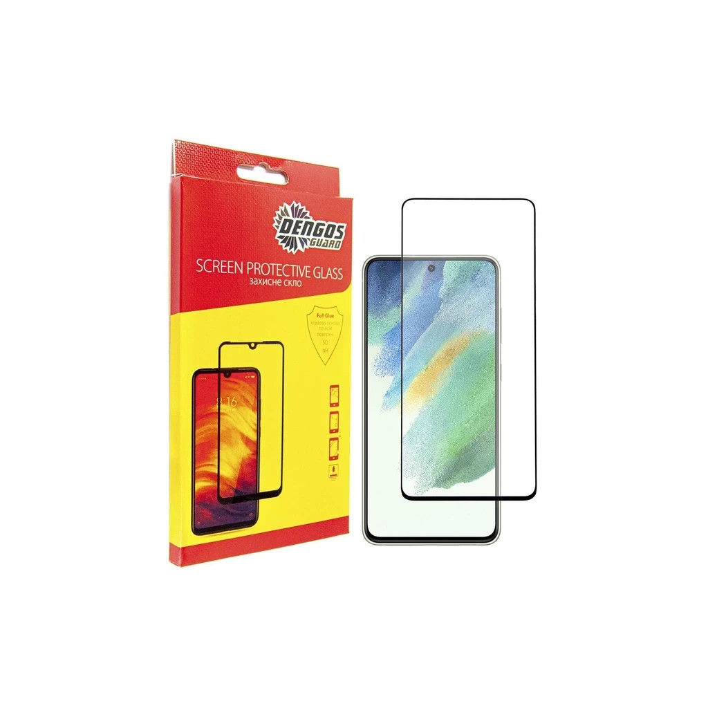 Чохол до мобільного телефона Dengos Kit for Samsung Galaxy S21 FE case + glass (Purple) (DG-KM-40) - зображення 4