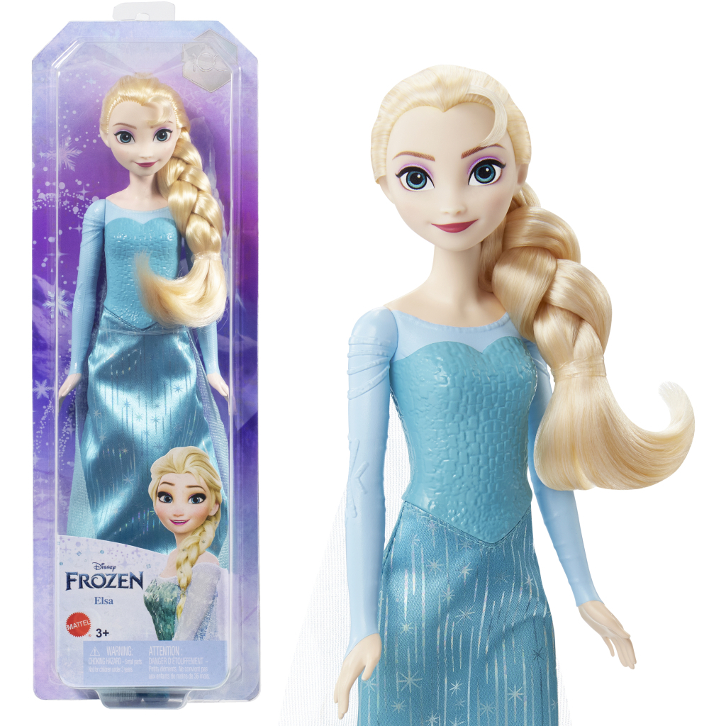 Лялька Disney Princess Ельза з м/ф Крижане серце у сукні зі шлейфом (HLW47) - зображення 2