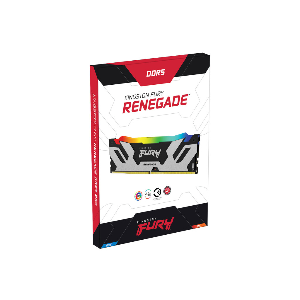 Модуль пам'яті для комп'ютера DDR5 96GB (2x48GB) 6400 MHz Renegade RGB XMP Kingston Fury (ex.HyperX) (KF564C32RSAK2-96) - изображение 5