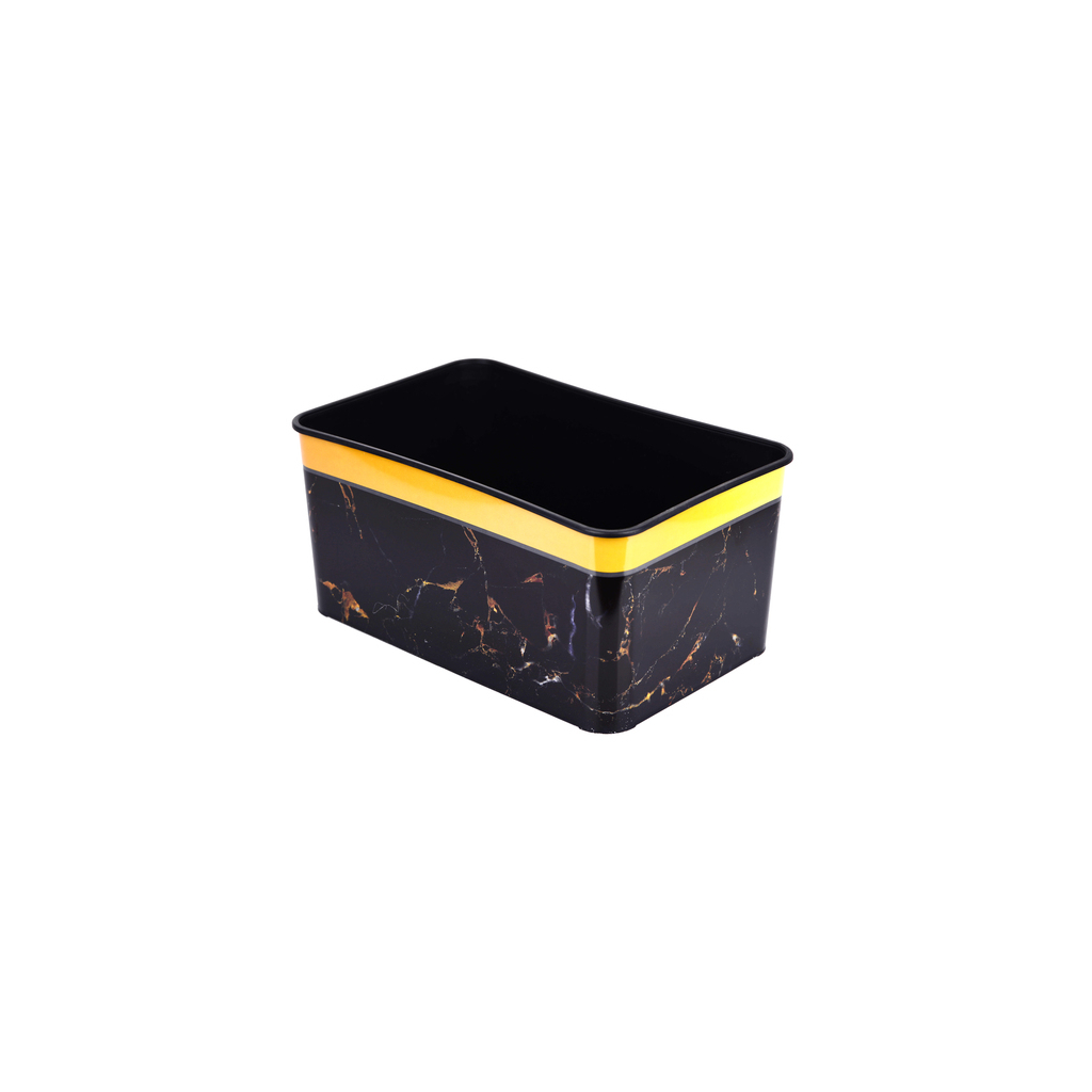 Контейнер для зберігання Violet House 0646 Decor Marble Black 5 л (0646 DECOR Marble Black з/кр. 5) - зображення 4