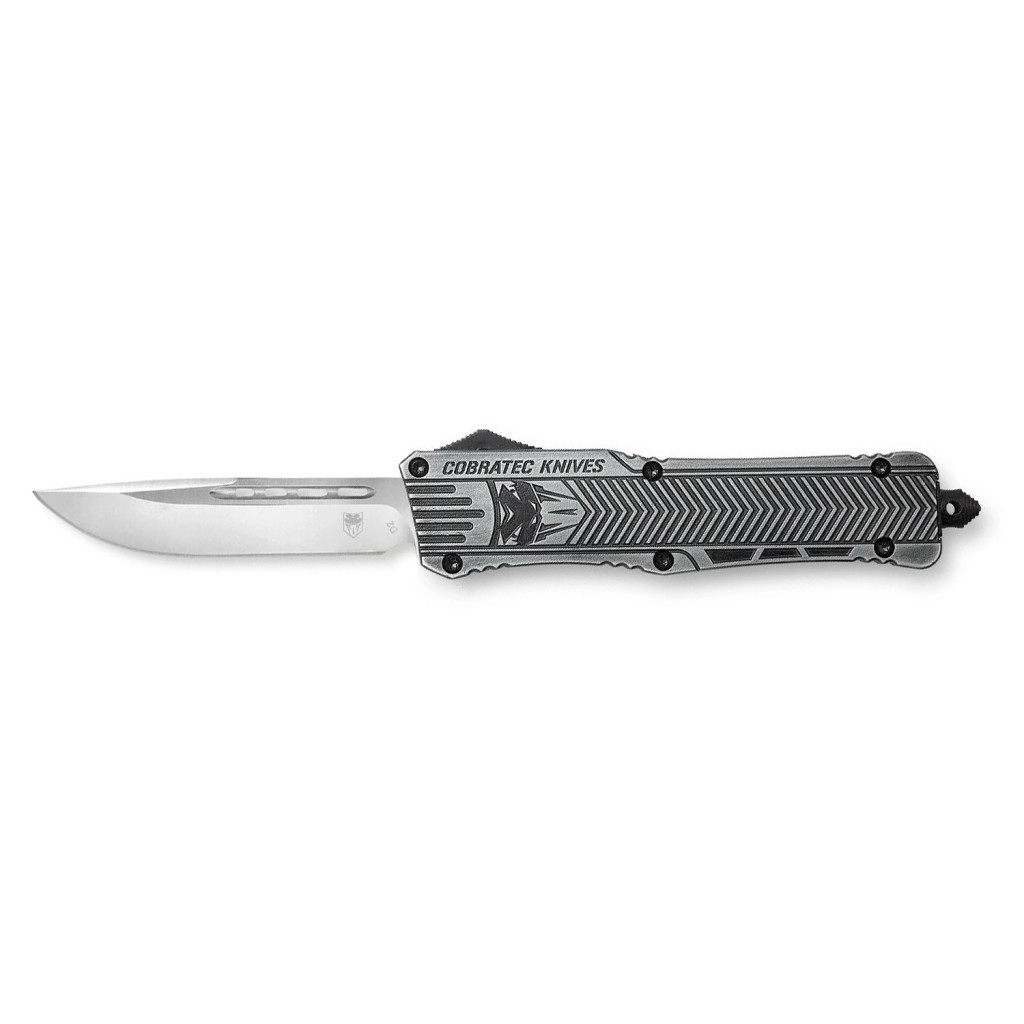 Ніж Cobratec OTF Large Stonewash CTK-1 Drop (06CT055) - зображення 1