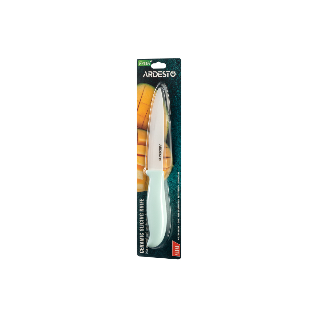 Кухонний ніж Ardesto Fresh 24.5 см Blue Tiffany (AR2124CT) - зображення 4
