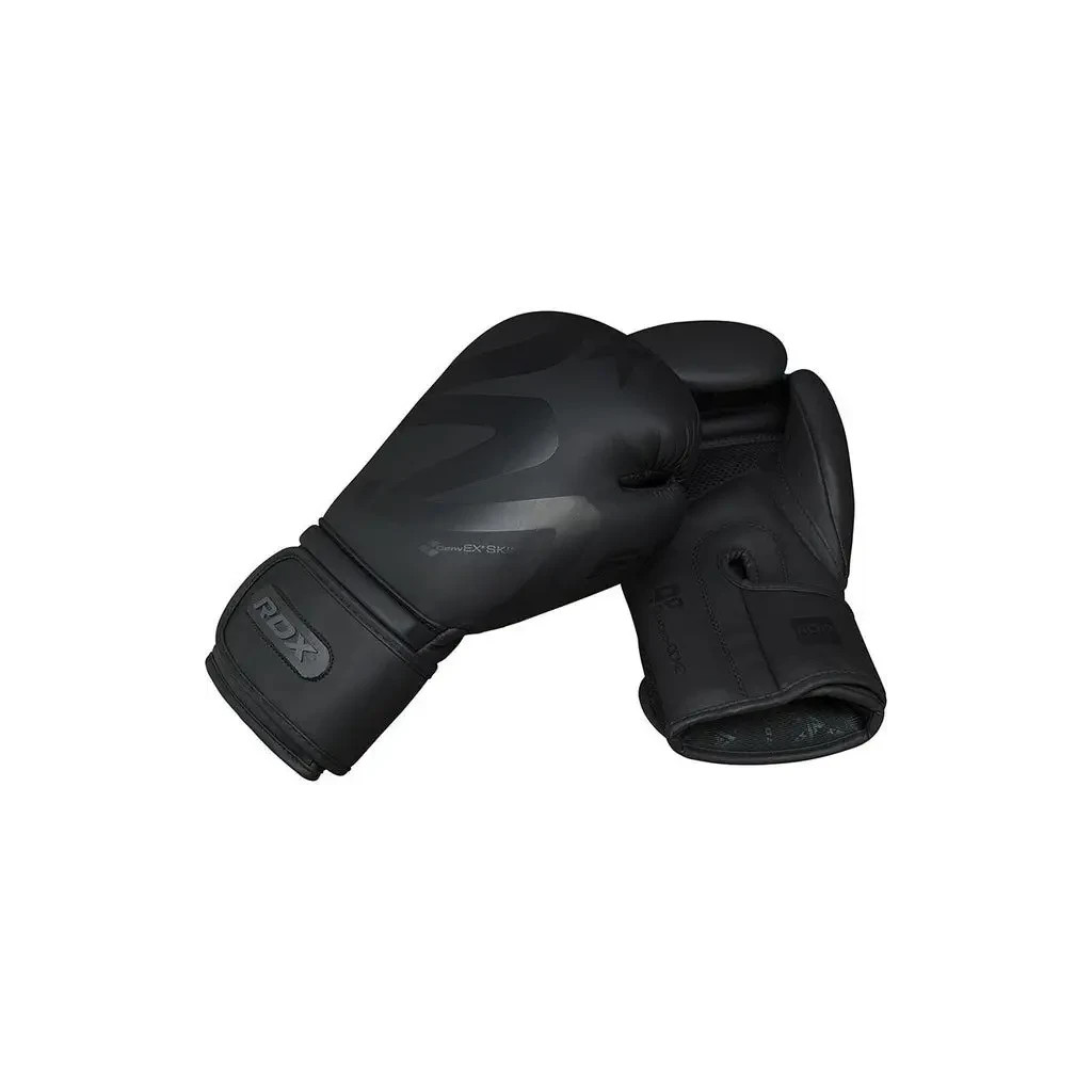 Боксерські рукавички RDX F15 Noir Matte Black 16 унцій (BGR-F15MB-16oz) - зображення 6