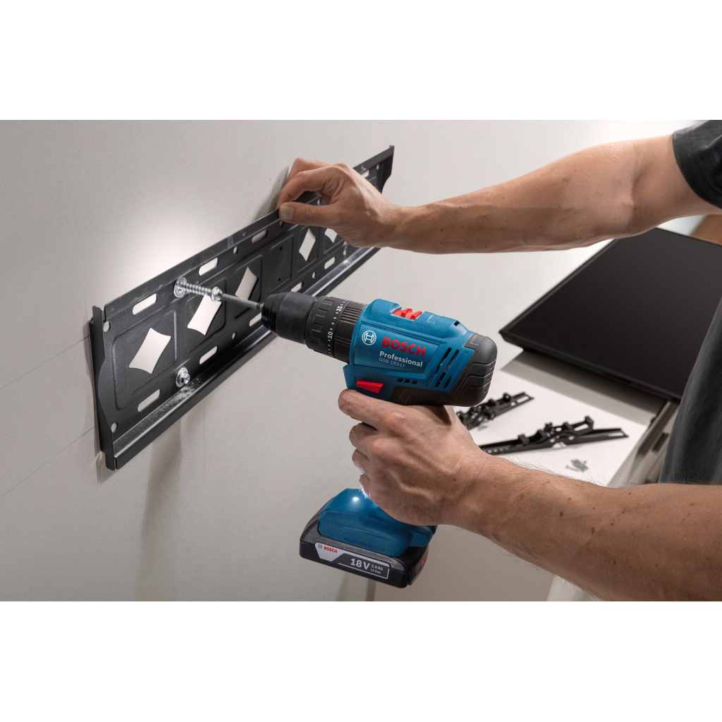 Шуруповерт Bosch GSB 183-LI 18V, 2х2Ah, 21-56Нм, 374-1815 об/хв, кейс, 1.2кг (0.601.9K9.100) - изображение 10