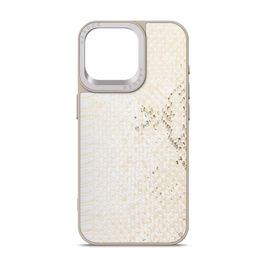 Чохол до мобільного телефона Harder Snake Pattern Apple iPhone 15 Pro Max White Cream (ARM76801) - зображення 1