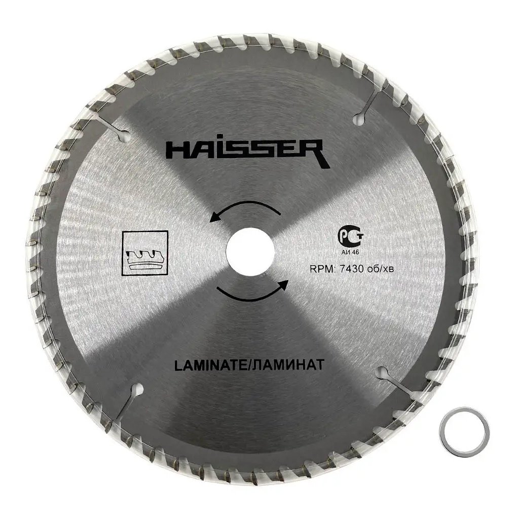 Диск пильний HAISSER по ламінату - 190х30 54 зуб. (16485) - зображення 1