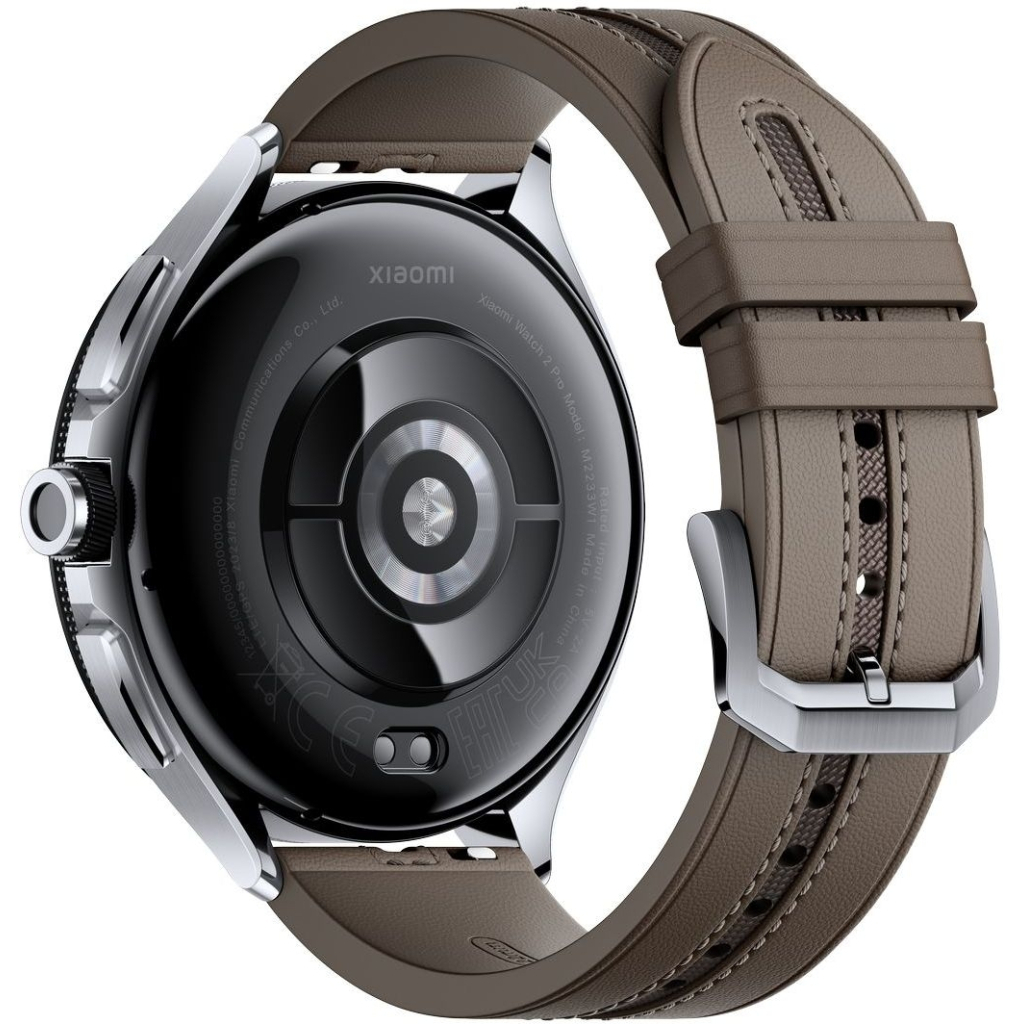 Смарт-годинник Xiaomi Watch 2 Pro Bluetooth Silver Case with Brown Leather Strap (1006733) - зображення 6