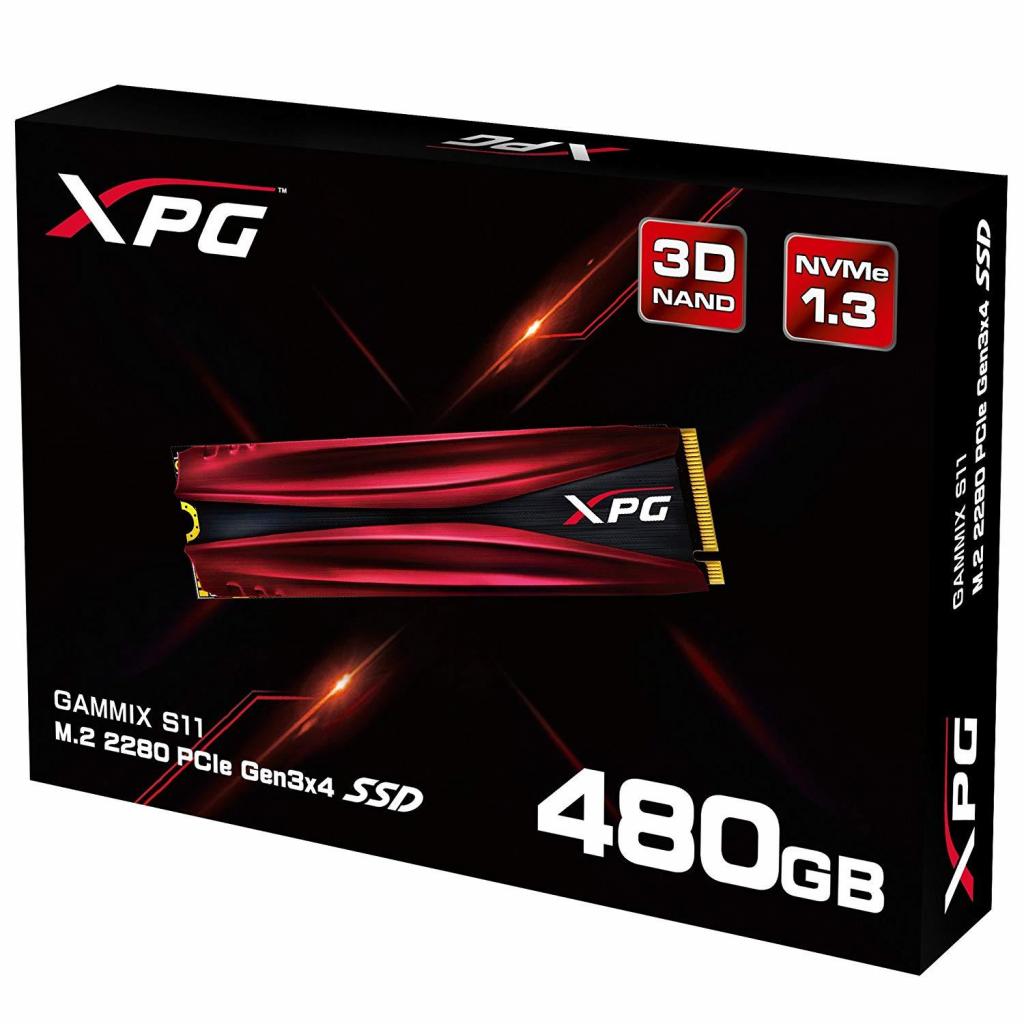 Накопичувач SSD M.2 2280 480GB ADATA (AGAMMIXS11-480GT-C) - зображення 3