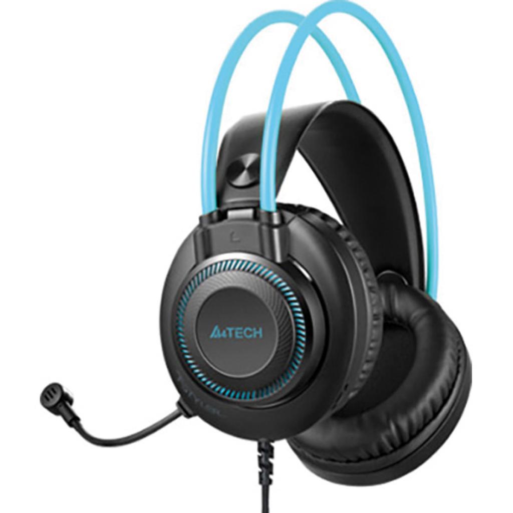 Навушники A4Tech FH200U Blue - зображення 3