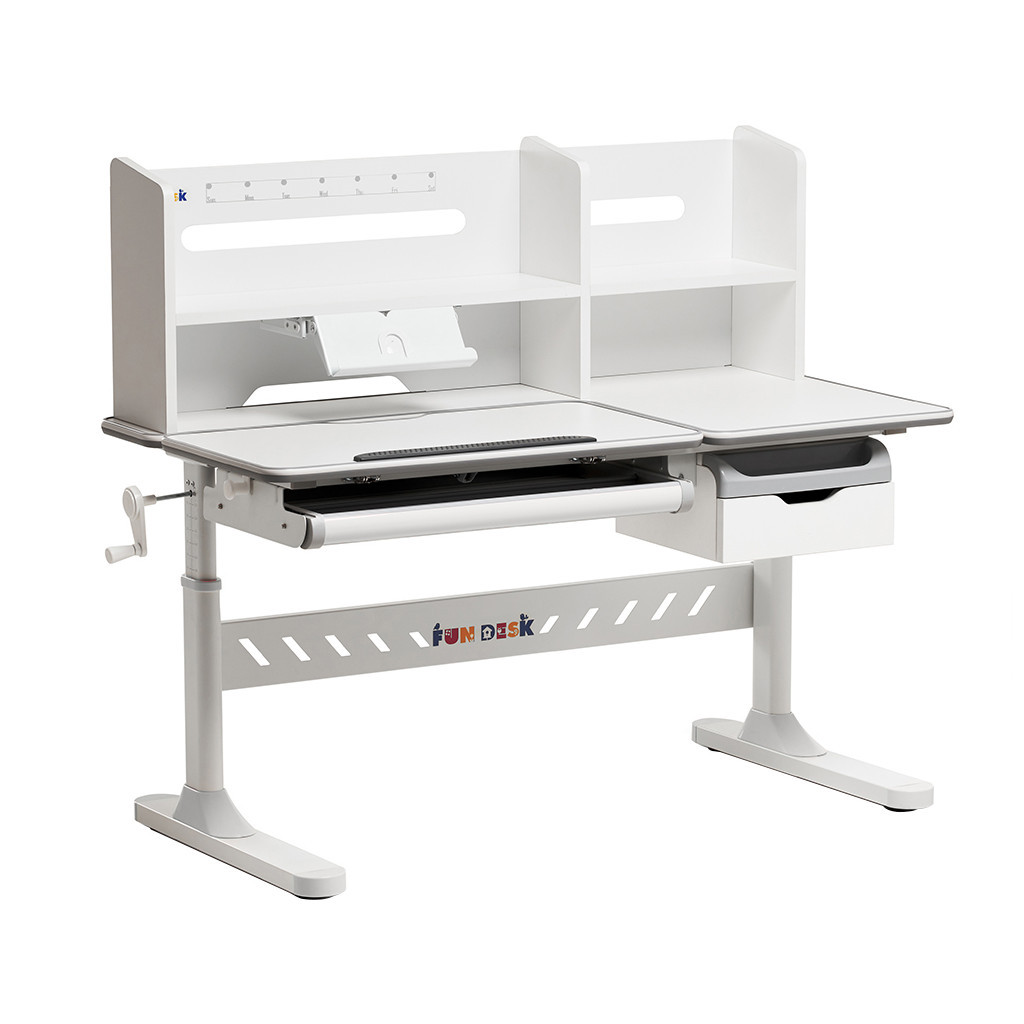 Парта FunDesk (1+1+1) (FIORE II GREY) - зображення 1