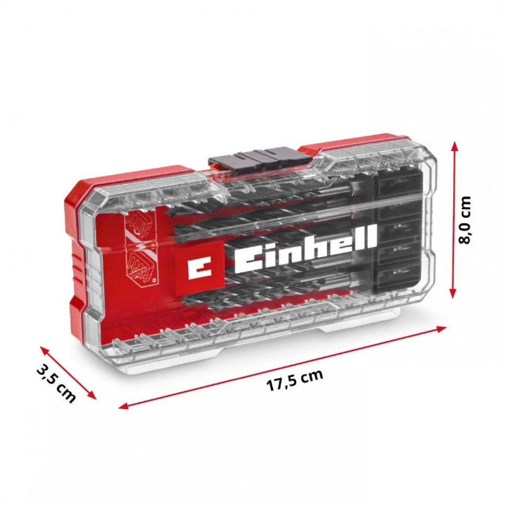 Набір свердл Einhell по дереву 10шт, 3-8мм, кейс (108733) - изображение 10