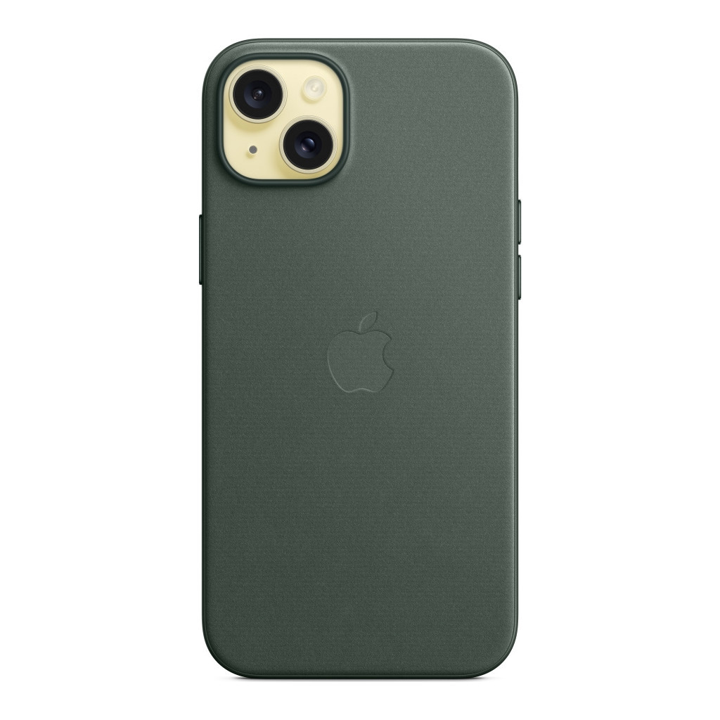 Чохол до мобільного телефона Apple iPhone 15 Plus FineWoven Case with MagSafe Evergreen (MT4F3ZM/A) - зображення 3