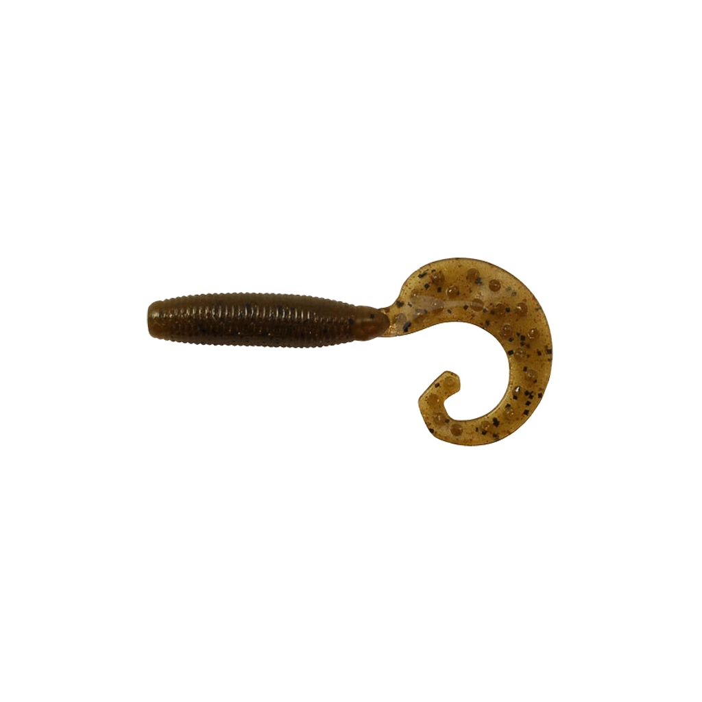 Силікон рибальський Reins FAT G TAIL GRUB 3" 002 Green pumpkin 12шт (1552.00.48) - зображення 1