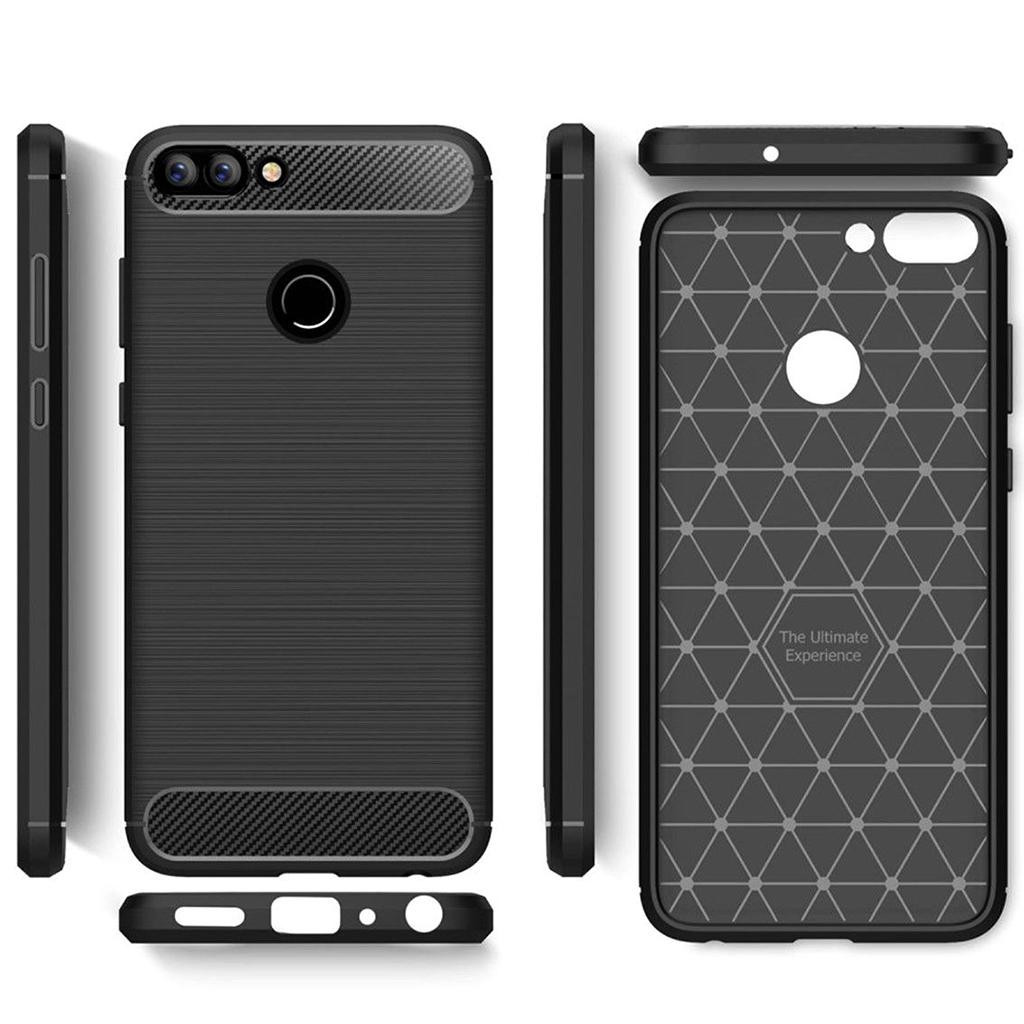 Чохол до мобільного телефона Laudtec Huawei Y7 Prime 2018 Carbon Fiber (Black) (LT-YP2018) - изображение 2