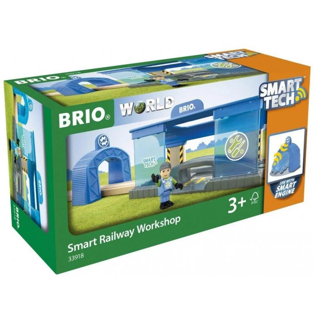 Залізниця Brio World SmartTech Вагоноремонтна майстерня (33918) - зображення 1