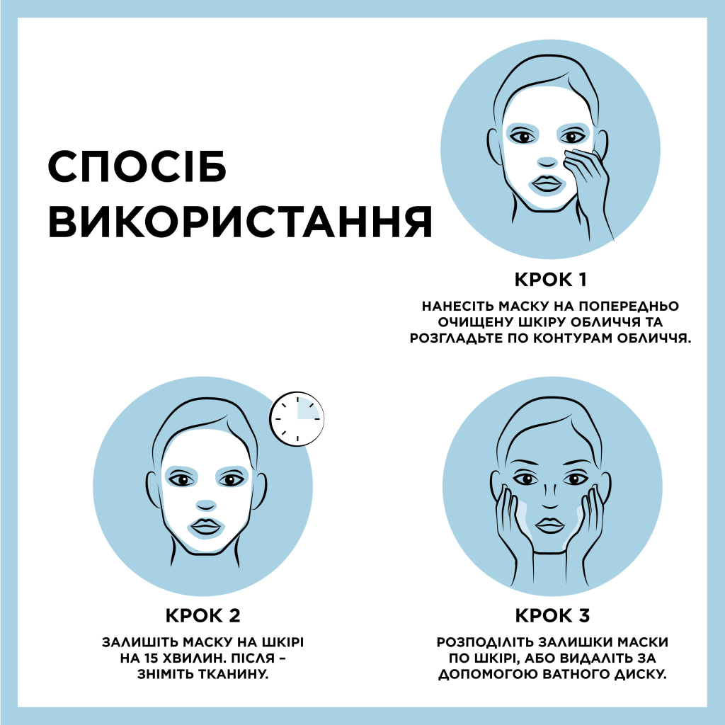 Маска для обличчя Garnier Skin Naturals Тканинна Зволоження + Аква бомба 32 г (3600541944299) - изображение 4