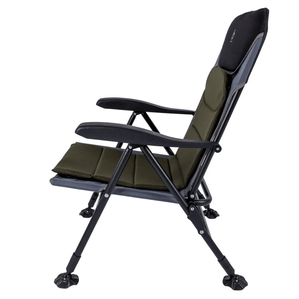 Крісло складане Bo-Camp Pike Black/Grey/Green (1204110) - зображення 4