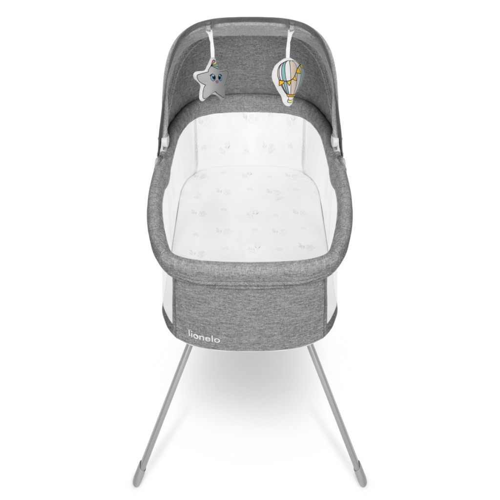 Ліжечко Lionelo приставне Malin Grey Stone (LO-MALIN GREY STONE) - зображення 5