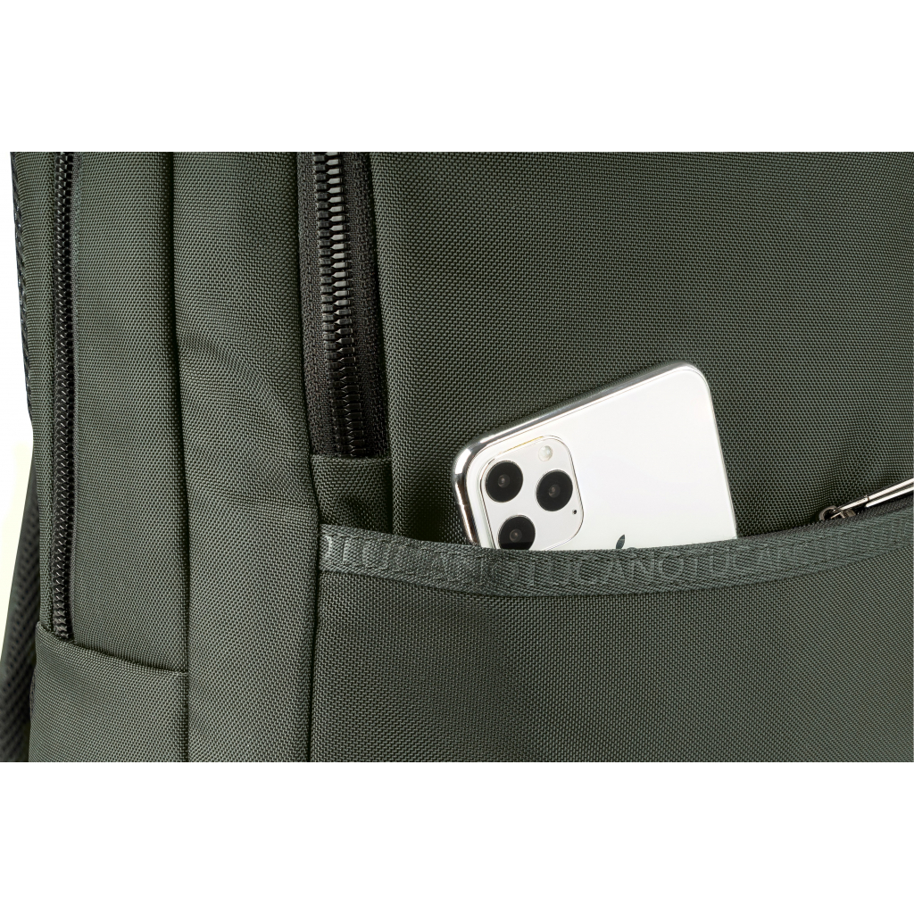Рюкзак для ноутбука Tucano 15.6" Lunar military green (BKLUN15-VM) - зображення 7