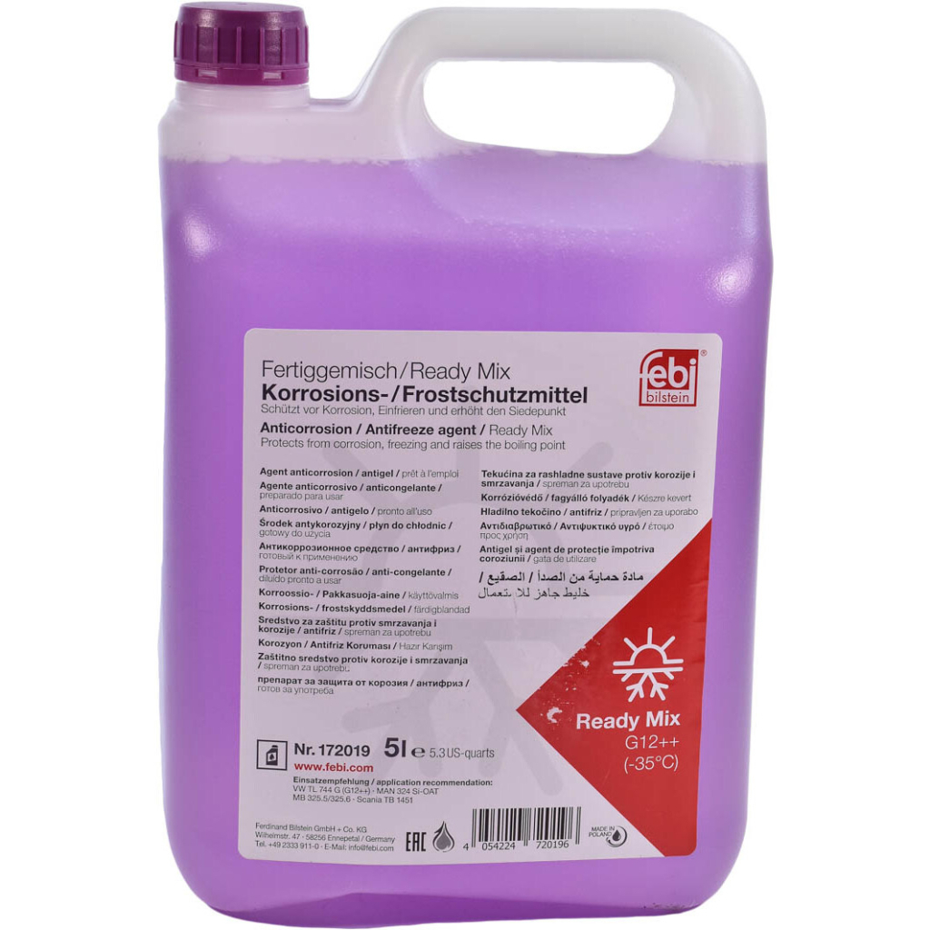 Антифриз Febi G12++ 5л фіолетовий -35C (172019FE) - зображення 1
