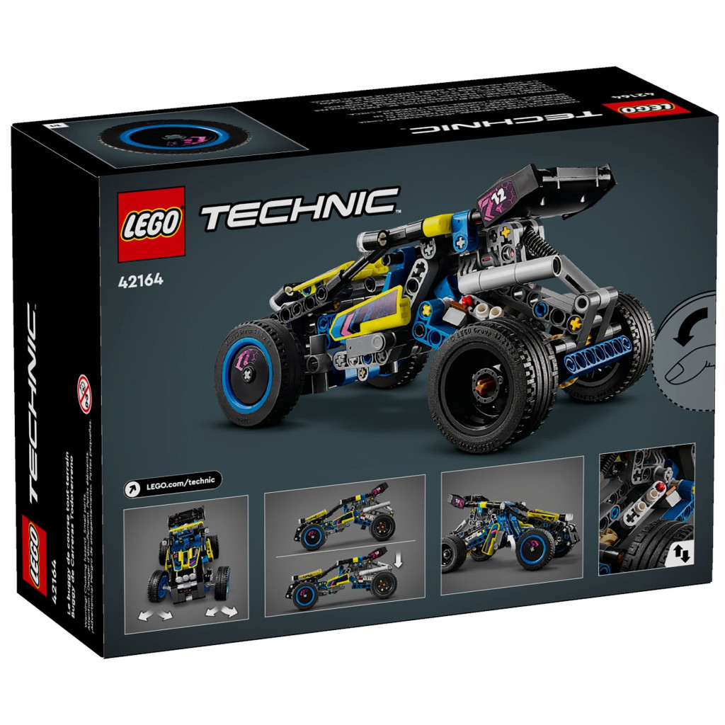 Конструктор LEGO Technic Позашляховик багі для перегонів 219 деталей (42164) - зображення 7