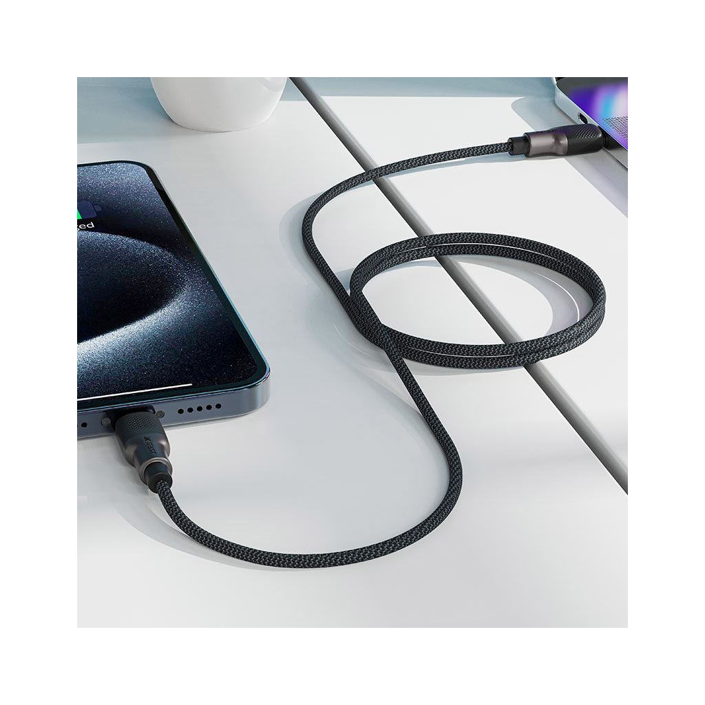 Дата кабель USB-C to USB-C 1.2m 3A silicone braid C10-03 Acefast (6974316283119) - зображення 7
