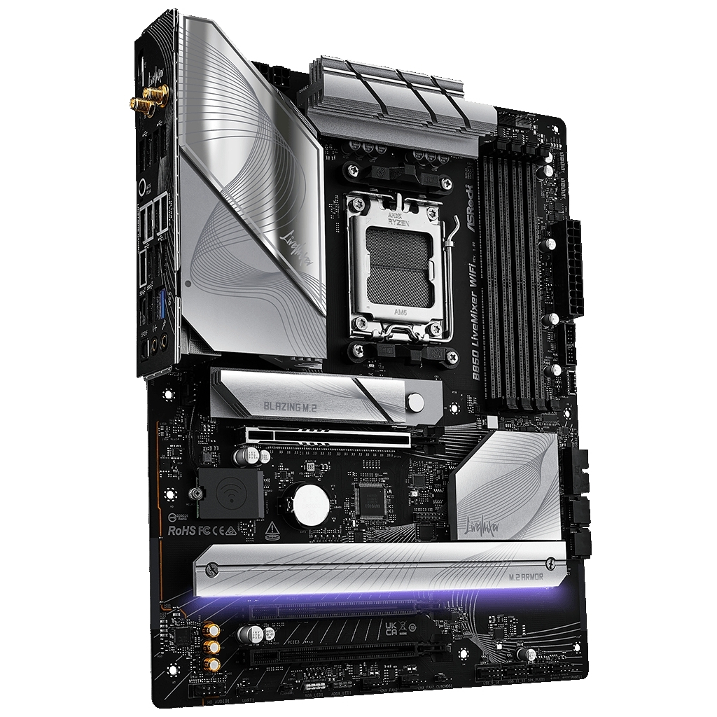 Материнська плата ASRock B850 LIVEMIXER WIFI - зображення 4