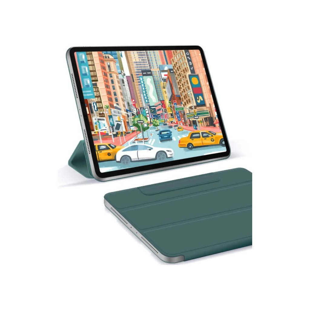 Чохол до планшета BeCover Magnetic Buckle Apple iPad Pro 11 2020/21/22 Dark Green (706601) - зображення 4