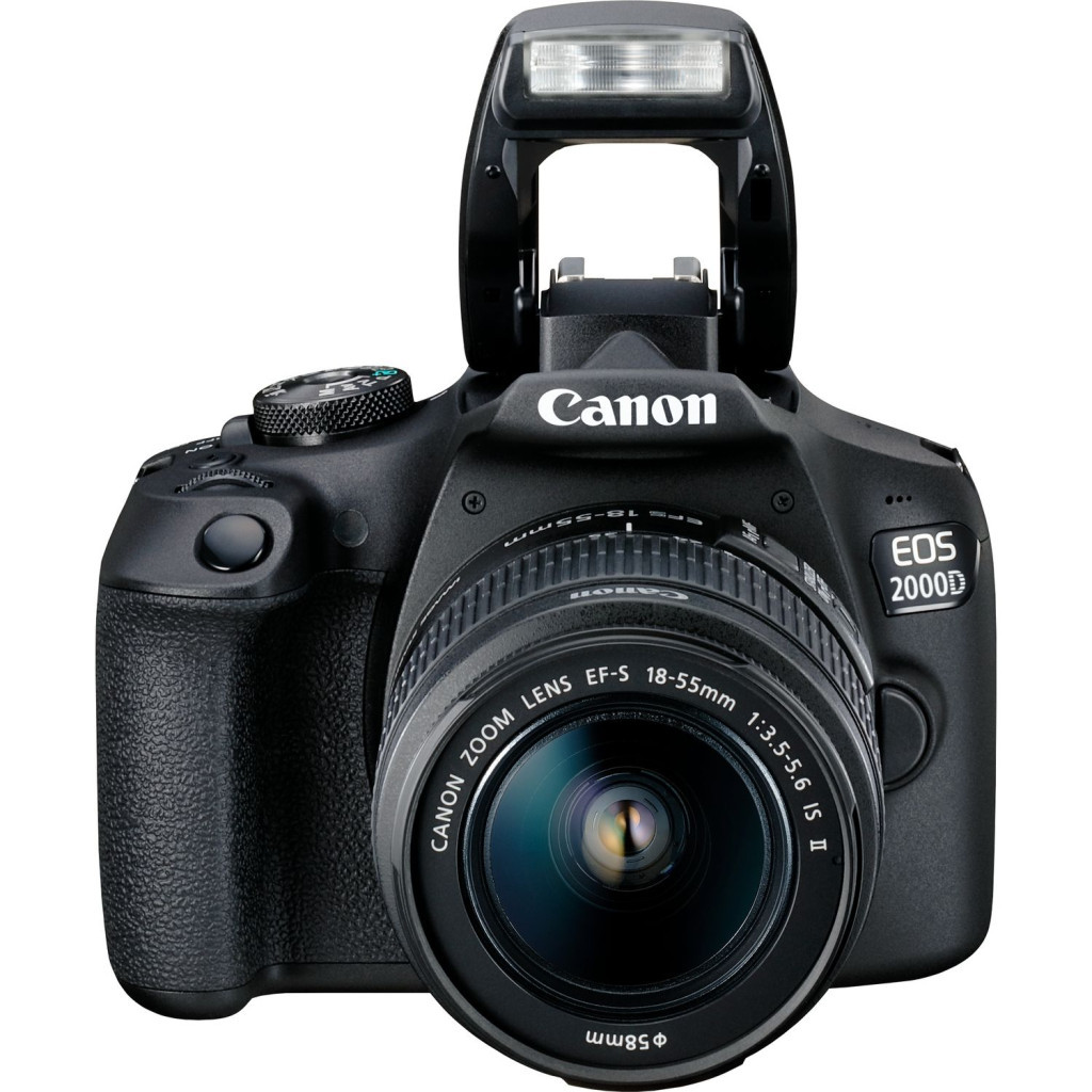 Цифровий фотоапарат Canon EOS 2000D 18-55 + 75-300 kit (2728C021AA) - зображення 8