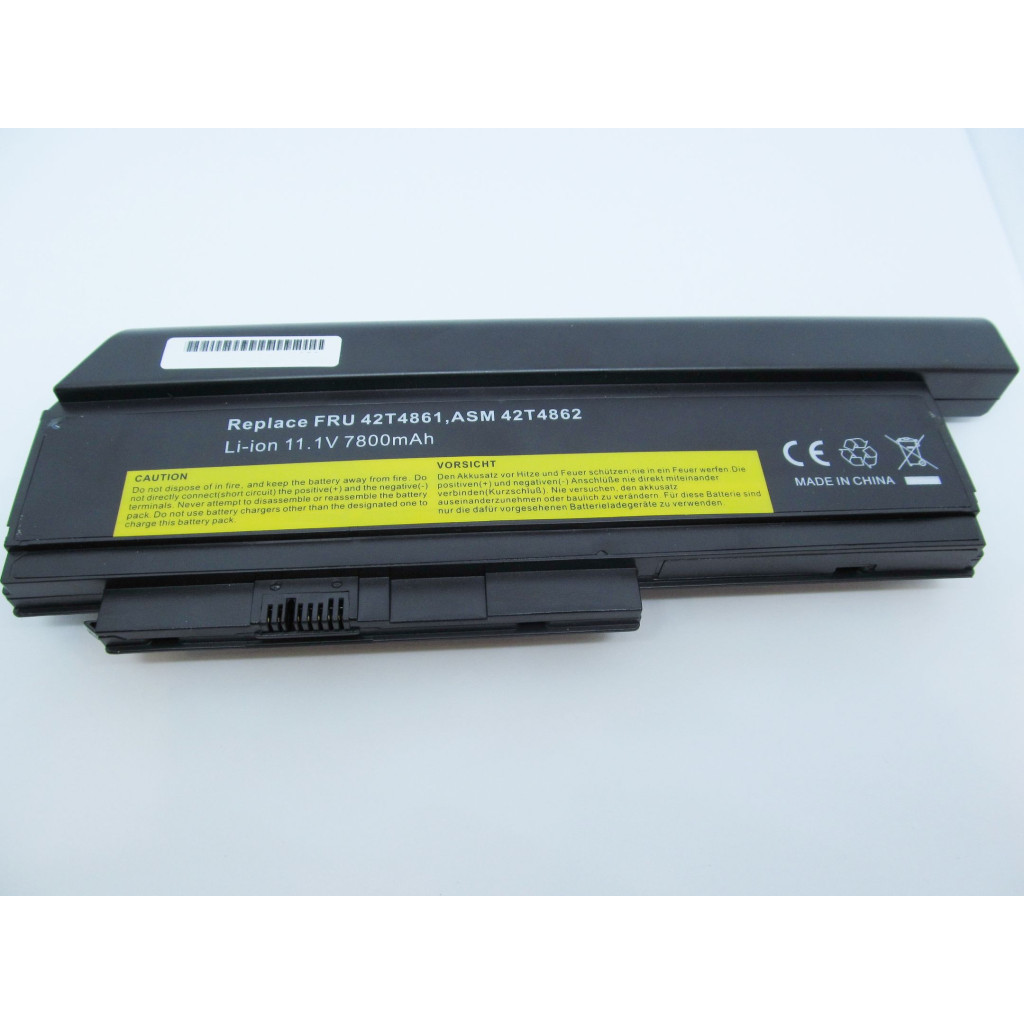 Акумулятор до ноутбука AlSoft Lenovo ThinkPad X230, 7800mAh, 9cell, 11.1V, Li-ion (A47158) - зображення 1