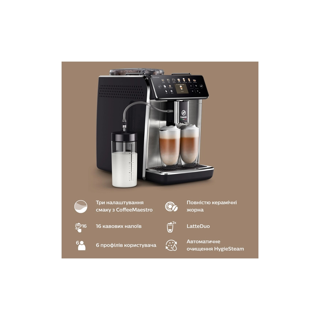 Кавомашина Saeco GranAroma SM 6585/00 (SM6585/00) - изображение 7